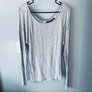 Patterson J. Kincaid gray shirt